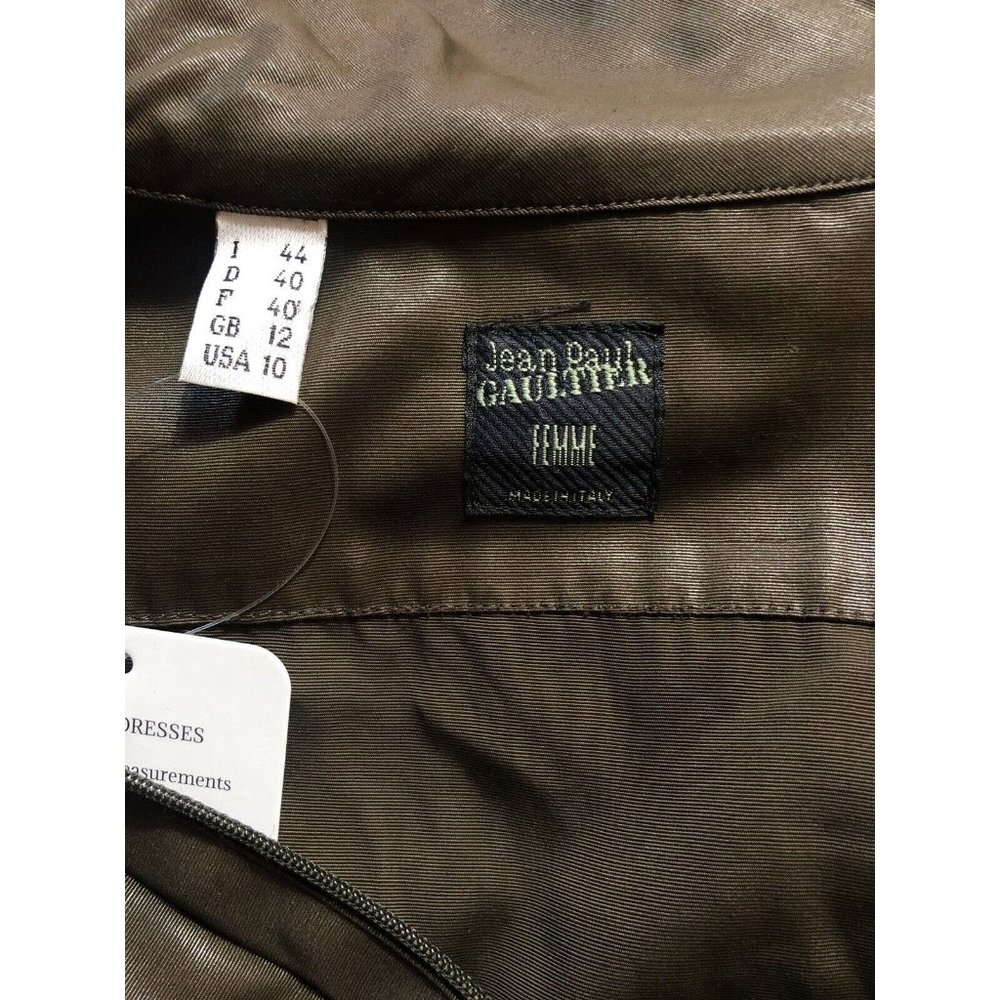Rare Vtg Jean Paul Gaultier Brown Jacket M - Picture 6 of 7